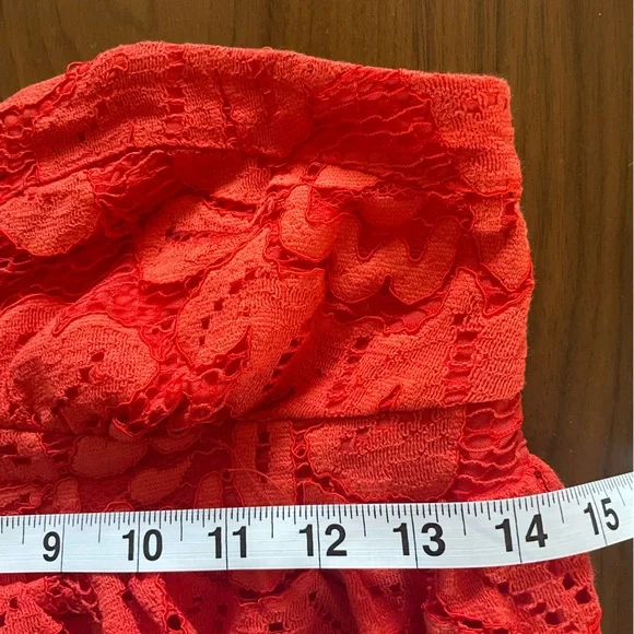 Anthropologie Maeve Strapless Lace Mini Dress NWT - Picture 10 of 15